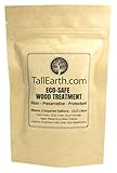ECO-SAFE Wood Treatment - Stain & Preservative by Tall Earth - 3 Gallon Size - Non-Toxic/VOC Free/Natural Source