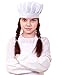 HIYUMY 3 Pieces Chef Hats for Kids, with Adjustable Elastic Band and Comfortable Cotton Materials, Our Baker Hats Perfect for 4-12 Years Old Children Cooking, Painting, Baking (White)