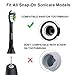 Replacement Toothbrush Heads,Compatible with Sonicare ProtectiveClean 4100 5100 6100-DiamondClean,Plaque Control,Gum Health,HealthyWhite, FlexCare, Essence+ and EasyClean,12 Pcs(Black)