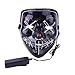 Smartcoco Frightening Halloween Cosplay LED Light up Mask for Festival Party Halloween Costumes