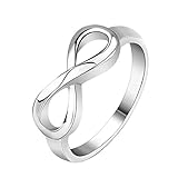 SHINYSO Jewelry Stainless Steel Infinity Love Silver Womens Wedding Engagement Rings Size6-12(with Gift Bag) (6)