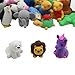 MorTime Animal Pencil Eraser, Eraser Zoo, Disassembly Animal Eraser pack of 30 (30pc)