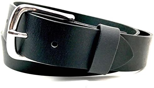 Black 1.25 (44) Handmade Custom Leather Belt
