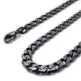 6.5mm KONOV Mens Stainless Steel Necklace Chain 14-40