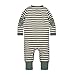 Burt's Bees Baby Baby Girl's Romper Jumpsuit, 100% Organic Cotton One-Piece Coverall, Charcoal Mushroom, 24 Months