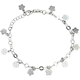 TRUFINE Sterling Silver, Vermeil, Chain Link Bracelet for Woman, Design and Made in Italy, Women's Jewelry Gift