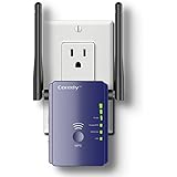 Coredy 300Mbps WiFi Range Extender / Wi-Fi Signal Repeater / Wireless Signal Booster / WiFi Access Point with External Antennas, Compatible with Alexa, Extends WiFi to Smart Home &amp; Alexa Devices