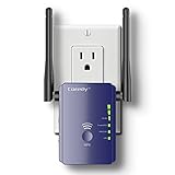 Coredy 300Mbps WiFi Range Extender / Wi-Fi Signal Repeater / Wireless Signal Booster / WiFi Access Point with External Antennas, Compatible with Alexa, Extends WiFi to Smart Home & Alexa Devices