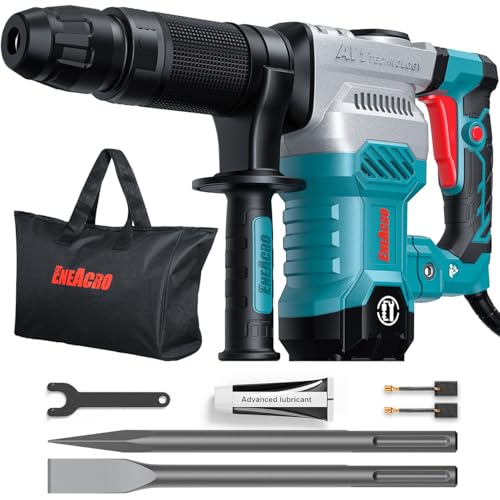 ENEACRO SDS-Max Demolition Jack Hammer, 11 Amp Electric