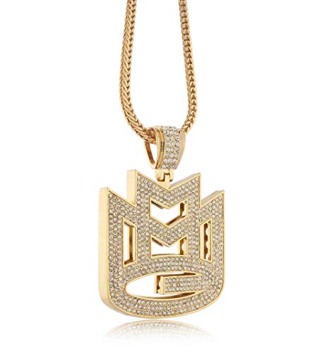 Iced Out Gold Rick Ross Maybach Music MMG Pendant w/ 30