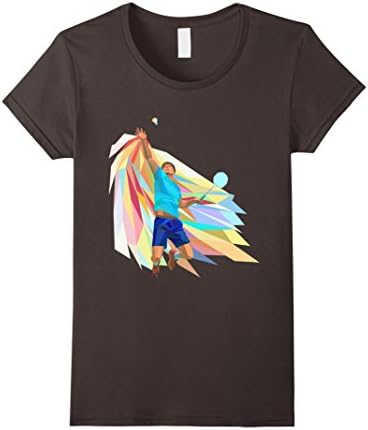 Womens Badminton T-Shirt Small Asphalt