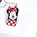 TopSZ Case for iPhone X, XS 10,Cute Silicone Couple Lover Love 3D Cartoon Cool Kawaii Animal Cover,Soft Rubble Skin for iPhone X Xs,Funny Unique Character Cases for Kids Girls Teens boy Guys-Minnie