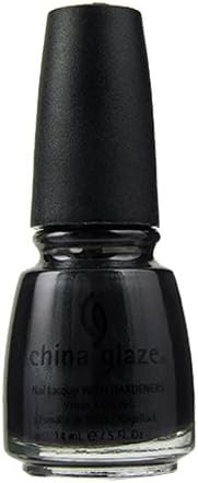 China Glaze Nail Lacquer with Hardeners:Black Diamond