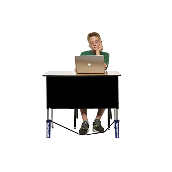 Bouncy Bands for Wide Desks (Blue) Sensory Tool That Allows Students to Move As They Work