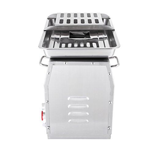 image for BestEquip Stainless Steel Meat Slicer 660 LB/H 500W Meat Cutting Machi