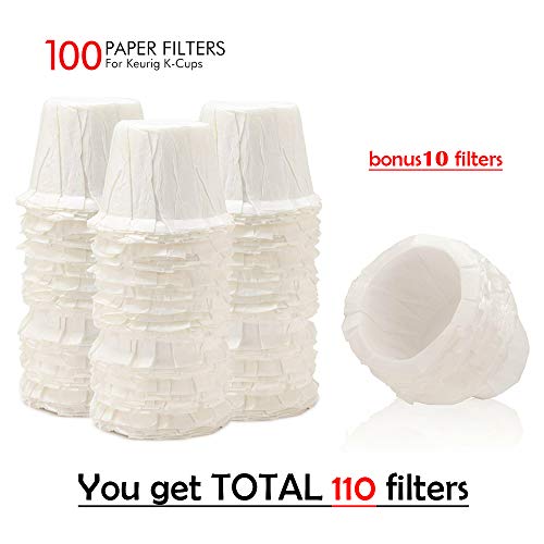 Myinter Disposable Coffee Paper K Filters for Single Serve 1.0 and 2.0 Refillable Coffee Pods Reusab Myinter Disposable Coffee Paper K Filters for Single Serve 1.0 and 2.0 Refillable Coffee Pods Reusab