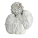 Design Toscano Angel of Contemplation Shelf Sitting Statue, 12 Inch, Polyresin, Antique Stone