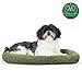 Furhaven Pet Dog Bed Kennel Pad | Faux Lambswool & Sherpa Crate or Kennel Mat Bolster Pet Bed for Dogs & Cats, Sage, Smallthumb 4