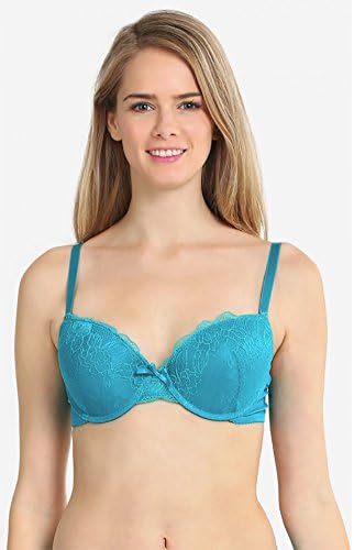 Mopas Women’s Bras 6 Pack of Lightly Padded Lace Demi Bra Assorted Colors