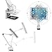 AboveTEK iPad Desk Mount, Multi-Angle Adjustable Tablet Clamp Holder, 360° Swivel Arm Aluminum Tablets Stand, Fits 4