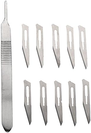 Sturdy Carving Knife Sticker Blade Castration Blade Medical Equipment Art Knife Silver Durable