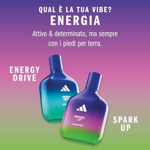Vibes Spark Up Eau de Parfum, per Tutti, Energizzante e Intrigante, Profumo a Lunga Durata, Arancia Dolce e Pepe Nero 100 ml