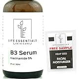 Niacinamide 5% Vitamin B3 Serum - Best Anti Aging Face Cream - Tightens Pores, Reduces Wrinkles, Boosts Collagen & Repairs Skin - 1 Oz