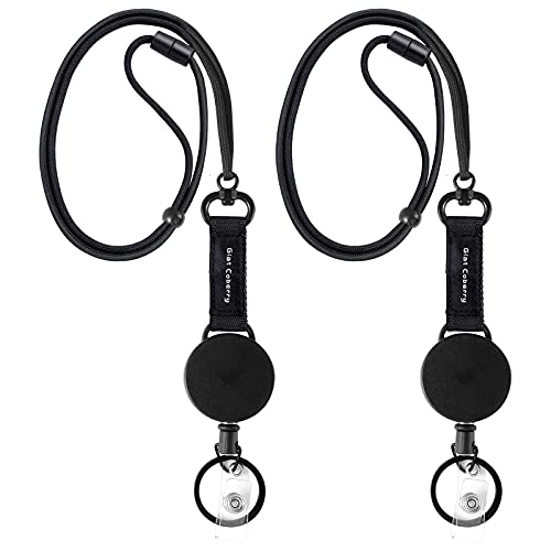 Retractable Lanyard, Adjustable Lanyard with Retractable Badge Reel