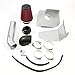 For Chevy Avalanche/Tahoe Silver Coated Aluminum Air Intake Pipe+Red Filter System