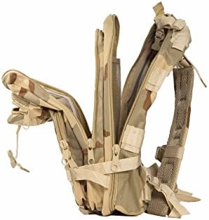 Tactical Backpack Medium Daypack Bag For Army Assault Bug Out Rucksack Outdoor Hiking Sport Camping Hiking Shooting Bag (Desert Camo)