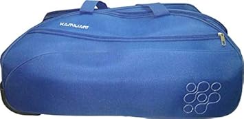 KAM Bongo Nylon 62 cm Wheel Travel Duffle (Blue)