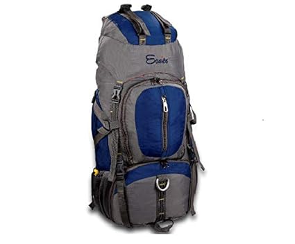 Easies 60 Ltr Grey & Blue Rucksack