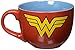 Silver Buffalo WW0224 DC Comics Wonder Woman Uniform Soup Mug, 24-Ounces