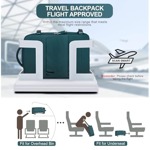 ECYWE Mochilas de viaje grandes, mochilas de viaje multifuncionales, con Puerto de Carga USB，mochilas de transporte, mochilas de senderismo, impermeables, mochilas para deportes al aire libre