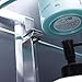 KES Aluminum Bathroom 2-Tier Glass Corner Shelf with Towel Bar Wall Mounted Extra Thick Tempered Glass Silver, A4123B