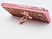 Galaxy J2 Prime, Grand Prime+, Grand Prime Plus Case, Best Share Soft Bumper Glitter Slim Fit Bling TPU Back Cover for Samsung Galaxy J2 Prime, Grand Prime+, Rose Gold-Bowknot Metal Ring Kickstand