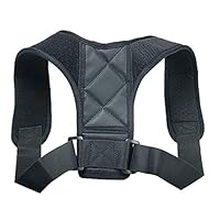 Adjustable Back Posture Corrector Support Brace Comfortable Posture Trainer Spinal Support Clavicle for Men and Women- Back, Shoulder, and Neck Pain Relief (L)