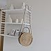 Straw Handbags for Women Beach Large Shoulder Summer Top Handle Crossbody Round Purse Ladies Woven Rattan Fashion Crochet Khaki without Buckle style 2