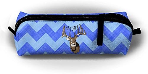Musk Deer Vintage Students Canvas Zipper Pencil Case