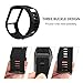 NotoCity Compatible with Spark 3/Golfer 2/Adventurer/Runner 2/3/ Silicone Watch Band Replacement for Spark/Spark 3/Golfer 2/Adventurer/Runner 2/3 Smartwatch (Black/Orange)