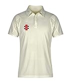 Gray Nicolls Cricket T-Shirt Half Sleeve White Uniform Dryfit Dress Small