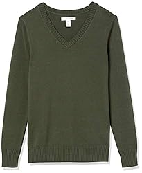 Amazon Essentials Women's 100% Cotton Long-Sleeve