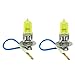 WerFamily H3 High Performance Golden Yellow Halogen Xenon Fog Light Bulb 55W 3000K (Pack of 2)