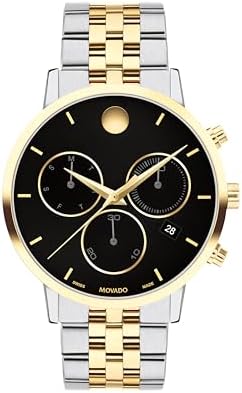 モバード、ミュージアム、スポーツエディション Amazon.com: Movado Museum Sport Men's Luxury Chronograph Watch