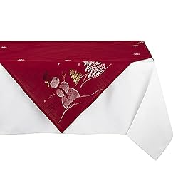 DII Embroidered Holiday Table Décor Collection