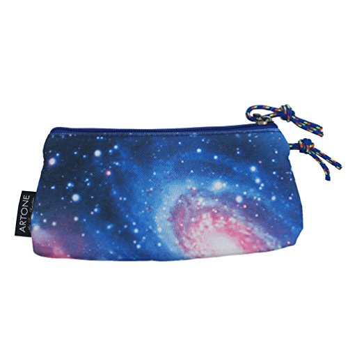 Artone Large Capacity Galaxy Pencil Case Pen Bag Pounch Blue - Thumbnail 2