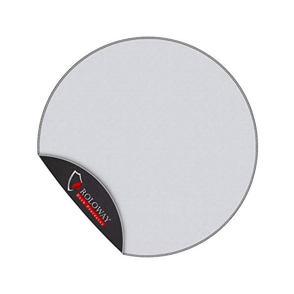 ROLOWAY Fire Pit Mat for Deck, (36 inch) Patio Fire Pit Pad, Fireproof