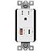 TOPGREENER USB Wall Outlet Charger with 36W Type-C Power Delivery Port and Quick Charge 3.0 USB Port, 15A TR Receptacle Plug, for iPhone, iPad Pro, Mini, & More, Not for Laptops, UL Listed, TU115QC3PD