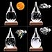 Storm Glass Weather Predictor glass Barometer Forecaster Creative Crystal Decorative Bottles Desktop Drops Forecast bottle Home and Office Birthday Christmas Gifts