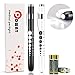 Opoway Nurse Penlight with Pupil Gauge Medical Pen Light for Nurses Doctors with Batteries Included 2ct. White and Black